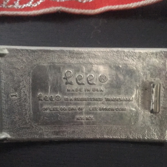 Vintage 1980’s Michael Jackson belt + buckle Lee Made in USA - Picture 4 of 5